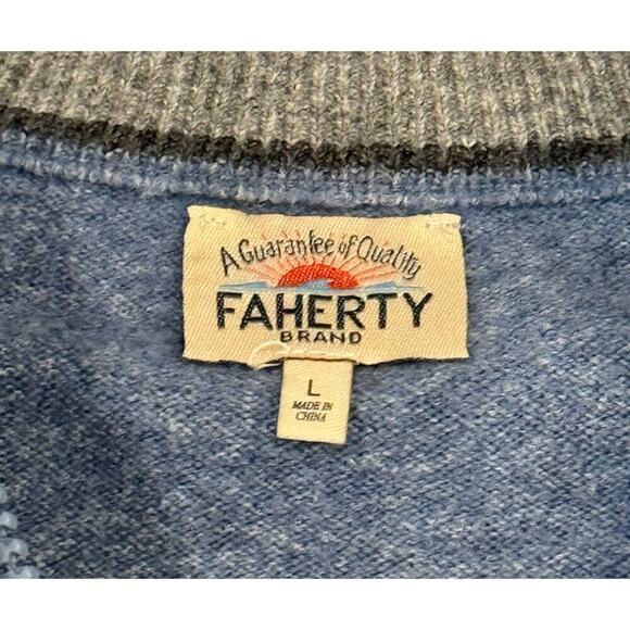 FAHERTY Pullover Sweater - Size L - Picture 3 of 3